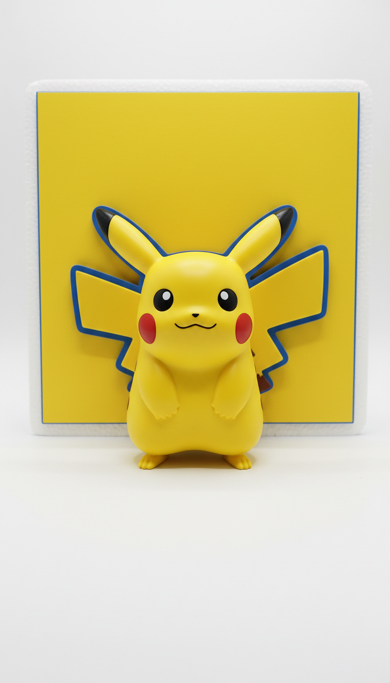 Resin Pikachu collectible figure—dynamic lightning pose